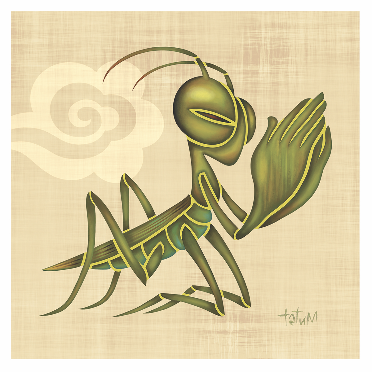 Mantis Lithograph 